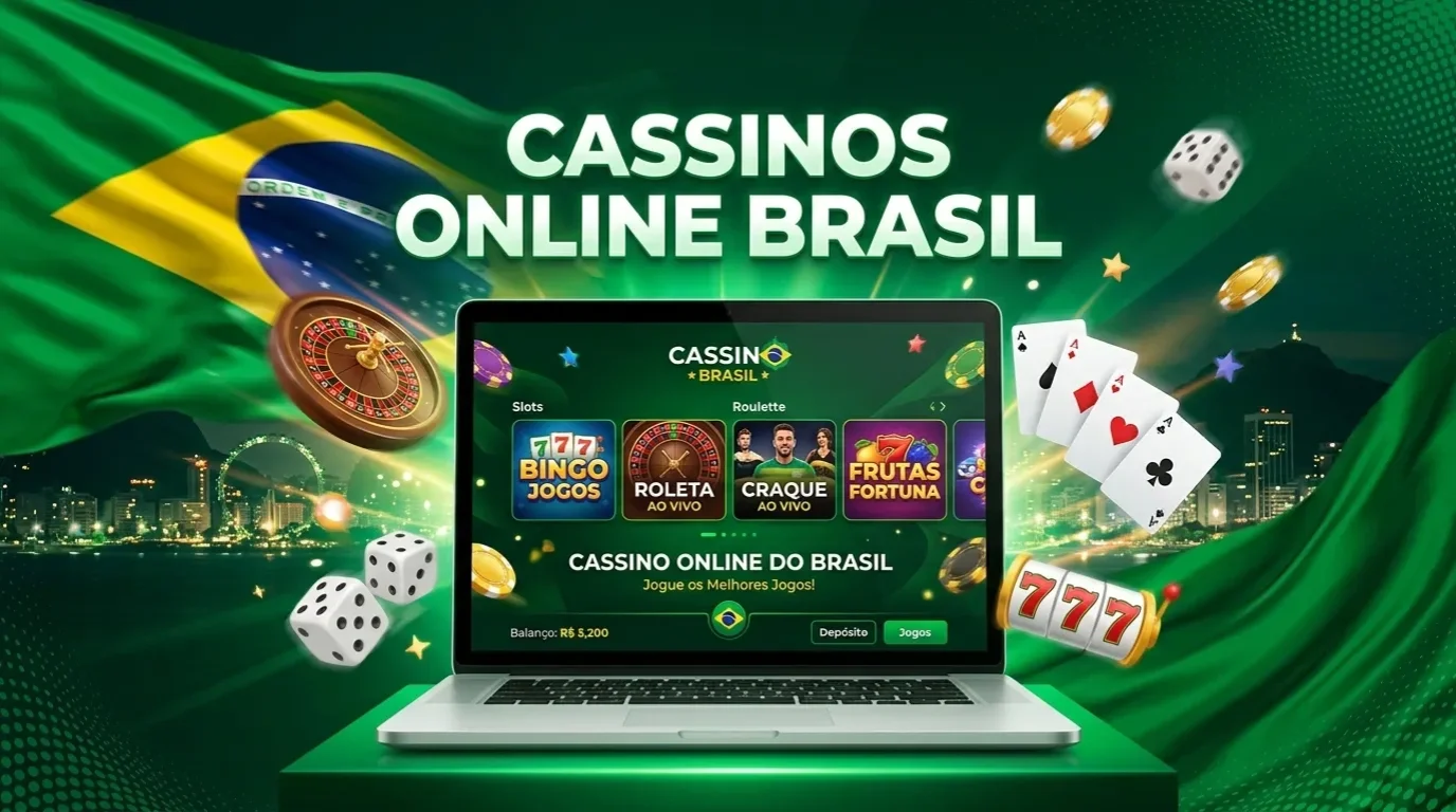Cassinos online no Brasil com bônus e jogos